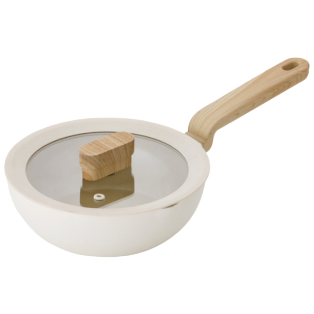 [코팅력좋은] 인덕션 가스렌지 호환 논스틱 세라믹 후라이팬 궁중팬 계란말이팬 세트, 베이지, 1세트, 궁중팬20cm+유리뚜껑 28,900원