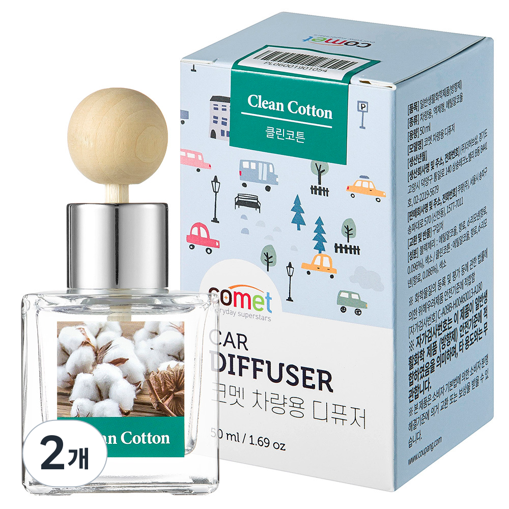 코멧 설레는 향 가득 차량용 디퓨저 50ml 6,890원