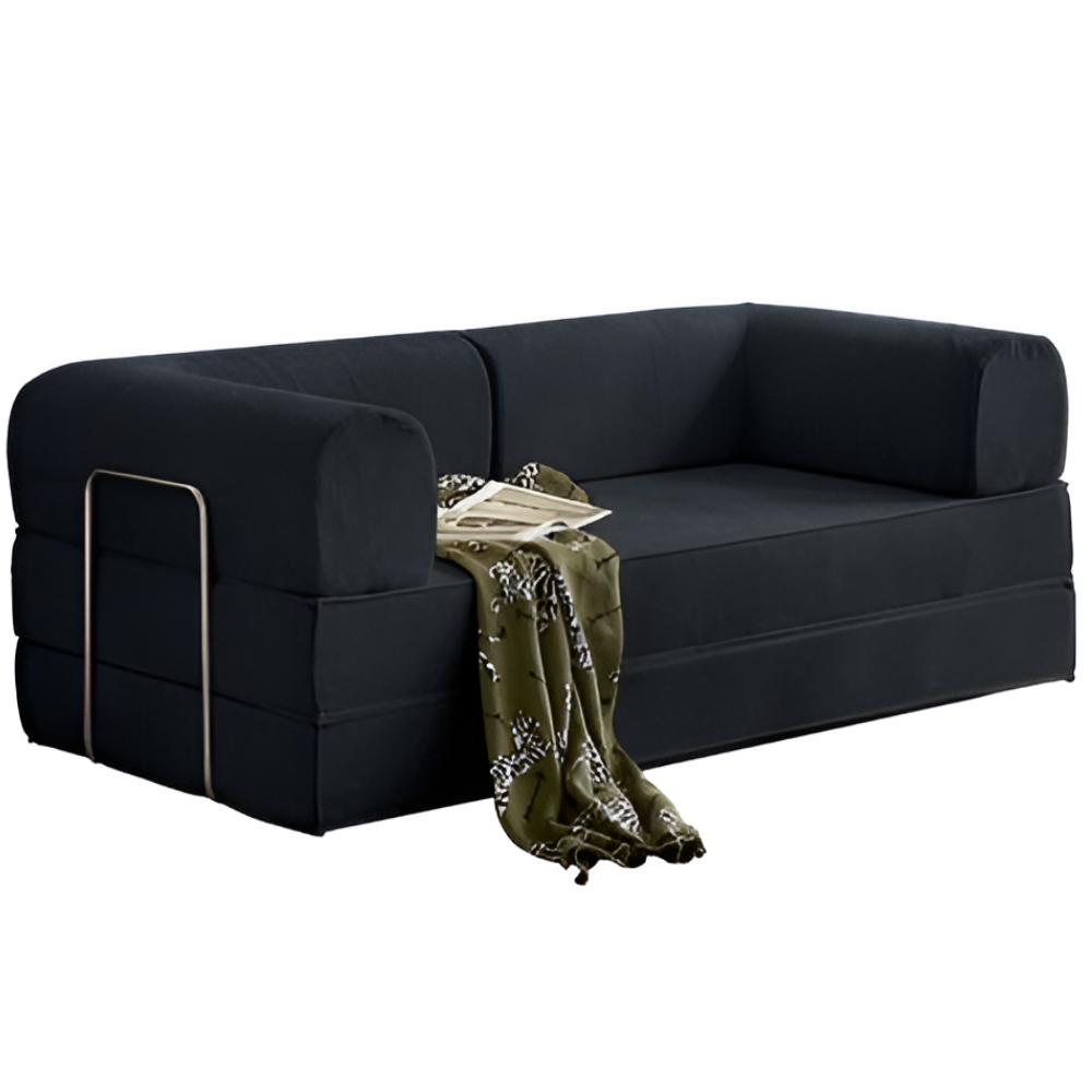 데일리유즈 접이식 소파베드 압축 모듈 소파 베드 소파겸침대 매트리스, 블랙 259,000원