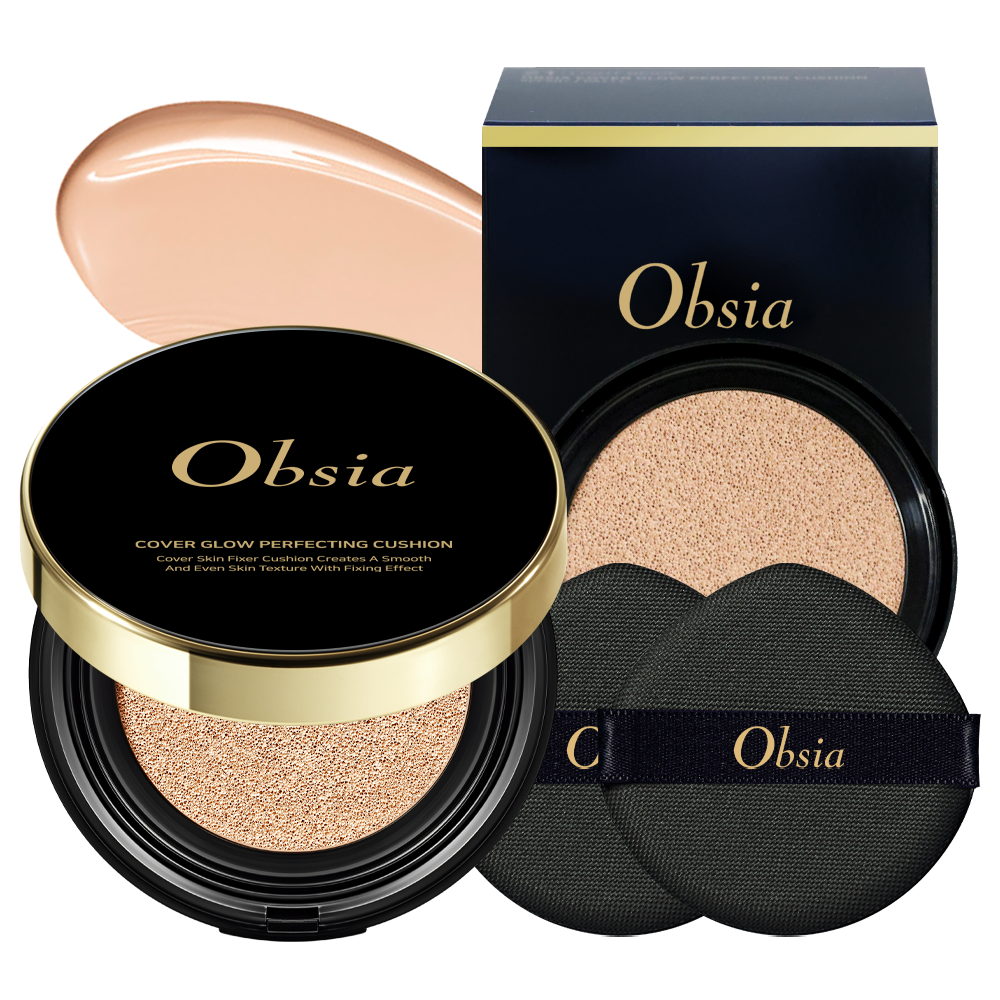 오브시아 커버 글로우 퍼펙팅 쿠션 팩트 본품+리필, 1개, 21호 라이트 베이지 29,700원