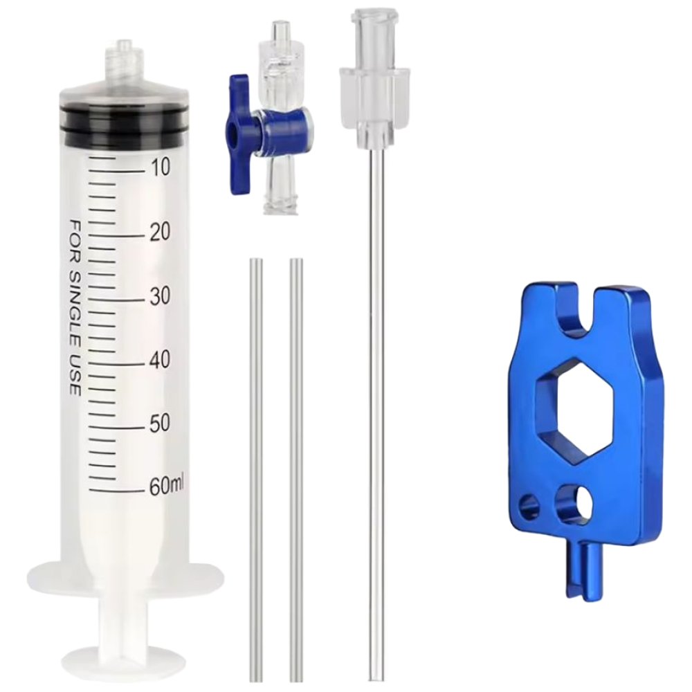 [DM] 튜블리스 타이어 실란트 주입기 세트 [주사기 호스 스위치 밸브툴 세트] 9,500원