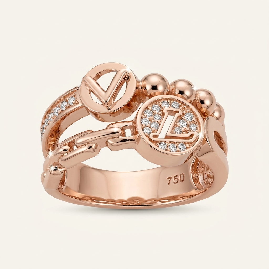 스타일돈나 14k 18k 모넬로 두줄 볼륨 여성 체인 금 반지 여자친구 기념일 생일 부모님 선물 1,549,020원