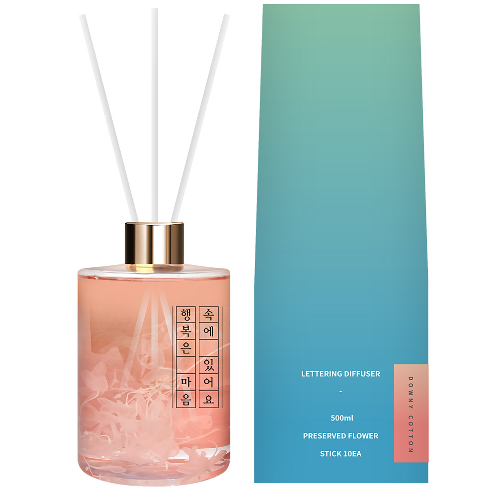 플렌느 레터링 디퓨저, 다우니코튼, 500ml, 1개 13,160원