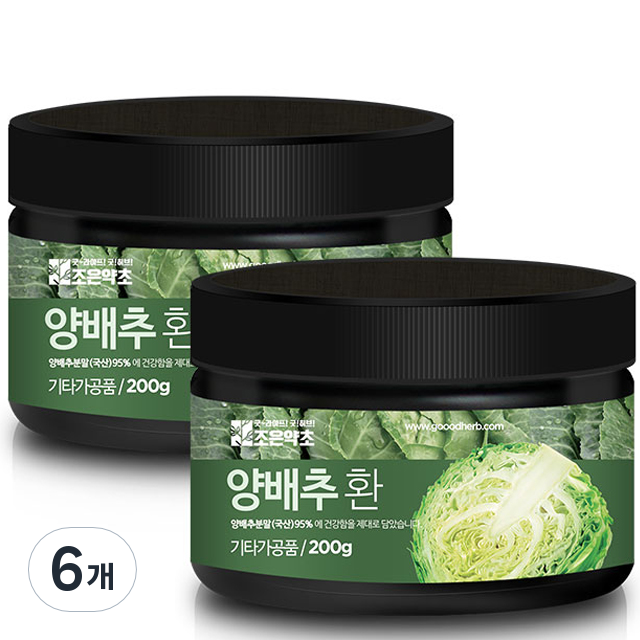조은약초 프리미엄 양배추환, 200g, 6개 63,780원