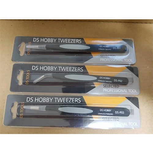 DS하비 정밀 핀셋 직선 곡선 넓적 P시리즈 2,750원