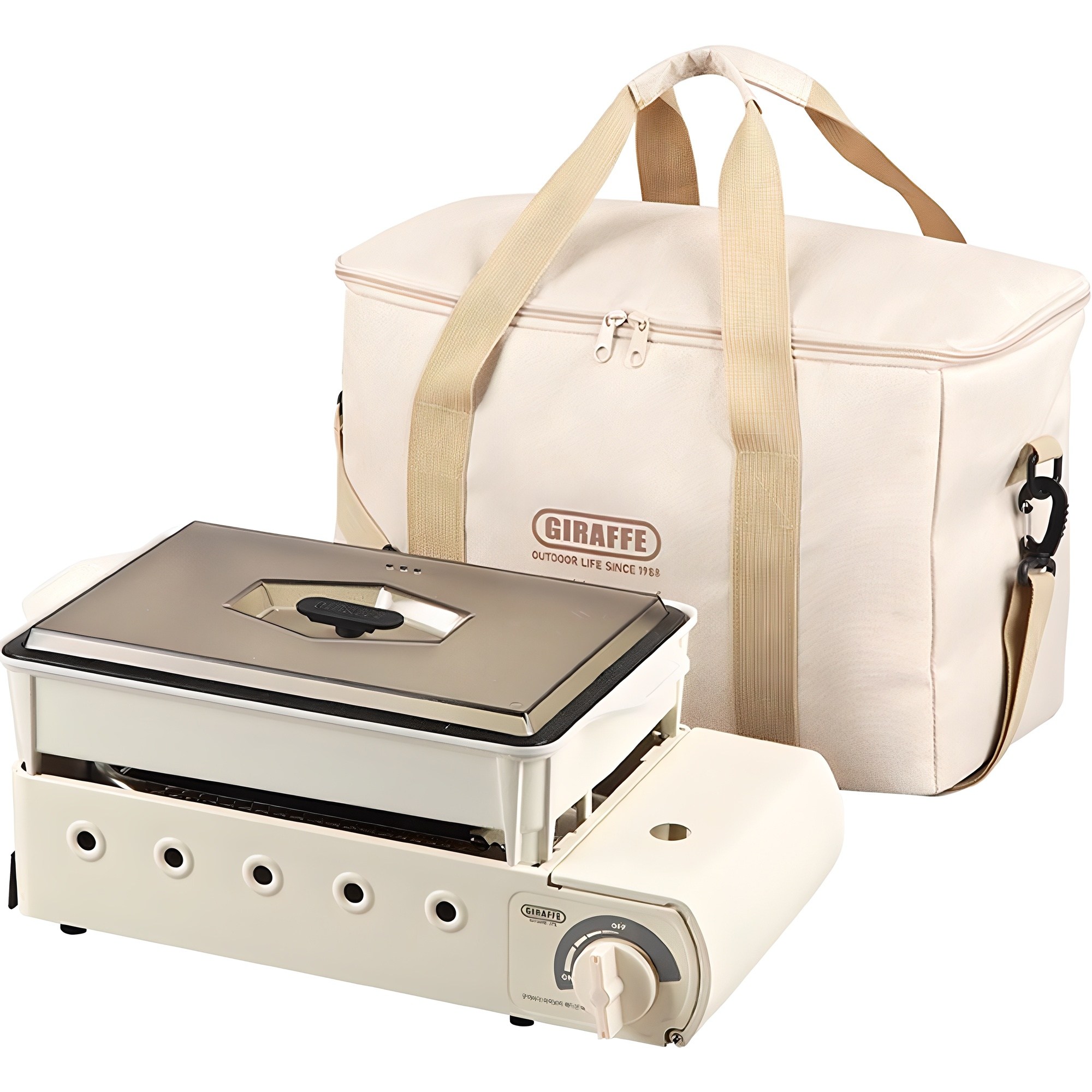 지라프 구이바다 세라믹 에디션 M 가스버너, 아이보리, 1세트 135,900원