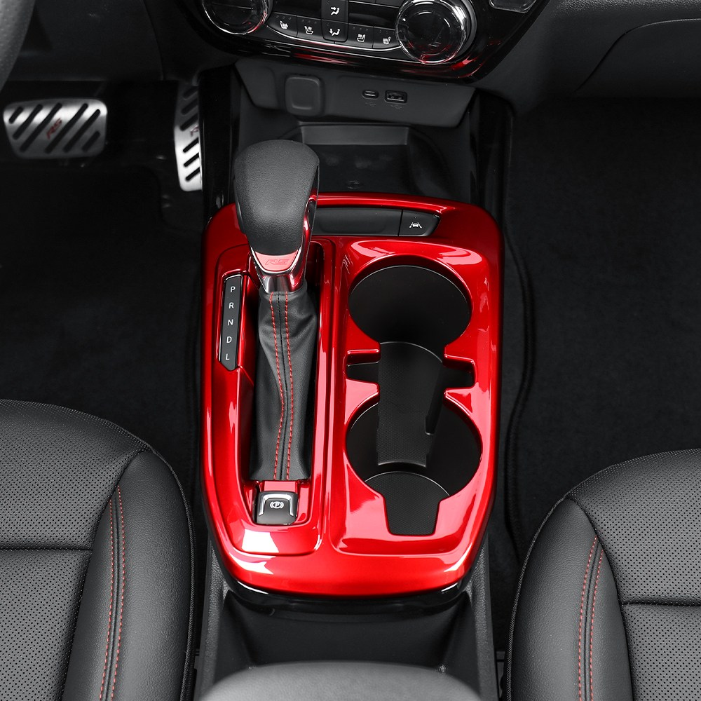 호환 트랙스 크로스오버 용품 튜닝 기어패널 커버 카본 몰딩 카본 우드 레드 실내 인테리어 39,900원