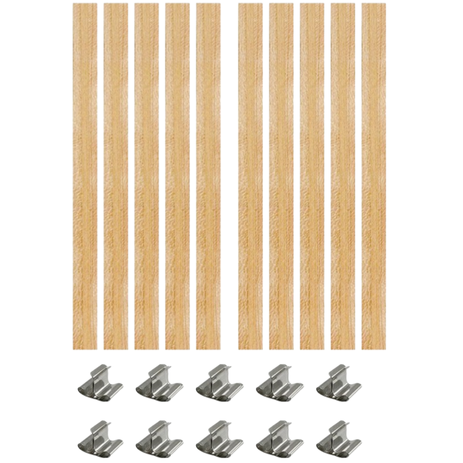 무드리빙 소이 우드 캔들 나무 심지, 10개 8,900원