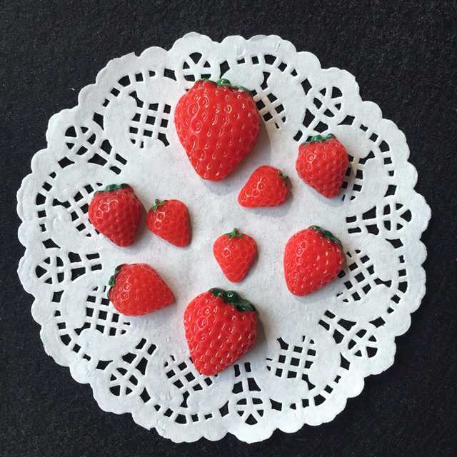 (5개) 딸기 플라스틱파츠 980원