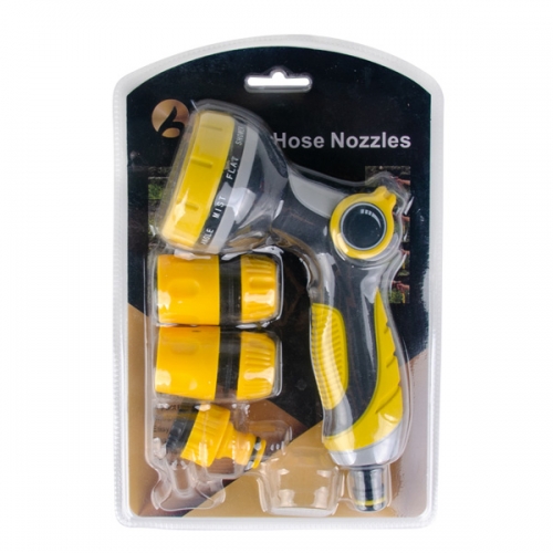co 물 호스 분사기 헤드 + 물호스 연결 커넥터 12mm + 물호스 연결 커넥터 18mm, 옐로우, 1세트 11,190원