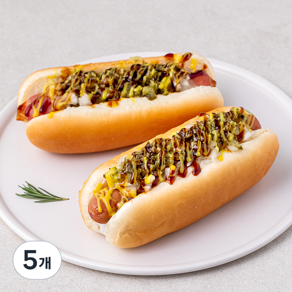 [로켓프레시] 프레시오늘 신선냉장 한돈90 오븐에 구운 오리지널 수제 뉴욕핫도그 2개입 48,400원