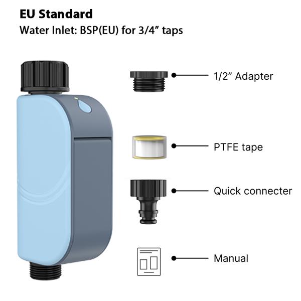 Wifi Tuya 스마트 가든 급수 타이머 8 구역 자동 스프링클러 관개 컨트롤러 무선 원격 제어 워터 밸브 68,870원