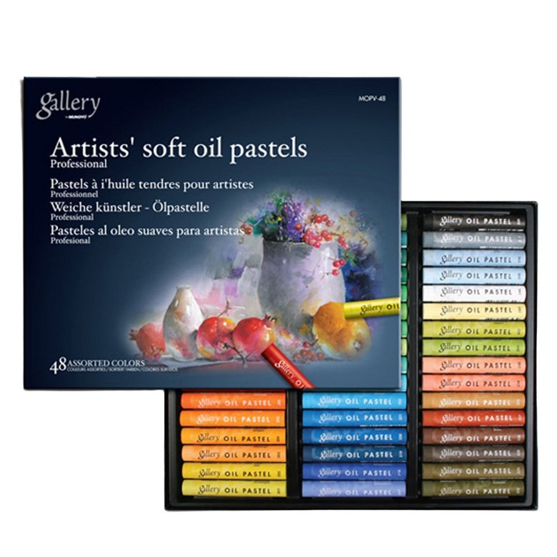 문교 갤러리 소프트오일파스텔 48색 세트 MOPV48 전문가용 급안료 OILPASTEL 25,880원