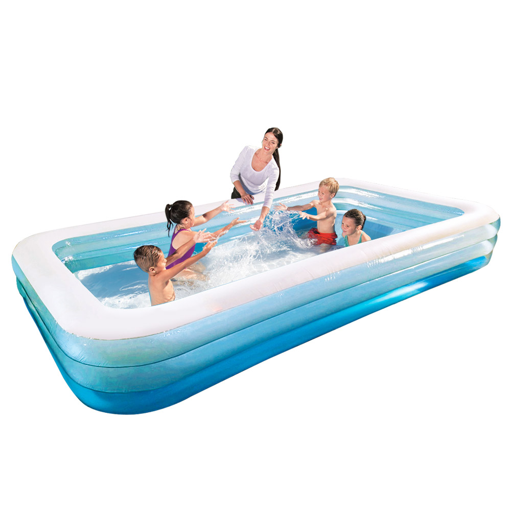 베스트웨이 3단 초대형 투명 사각 풀장 BW 54414 72,800원