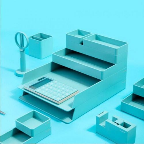 DELI 델리 누사인 오거나이저 데스크정리함 연필꽂이 세트, 핑크(NS001), 1개 38,400원