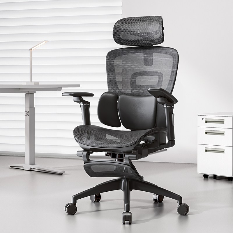 HOMEY NEST 사무실의자 플로팅 윙 허리받침대 팔걸이 방석조절 풀메쉬 컴퓨터의자 HN-X063 219,000원