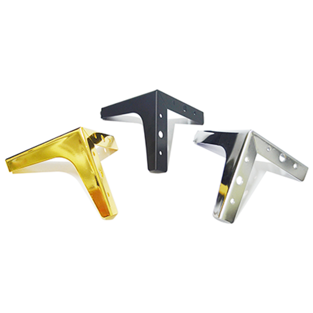 철제 플라스틱 가구발 받침, 사각뿔발45mm(브라운) 1,000원