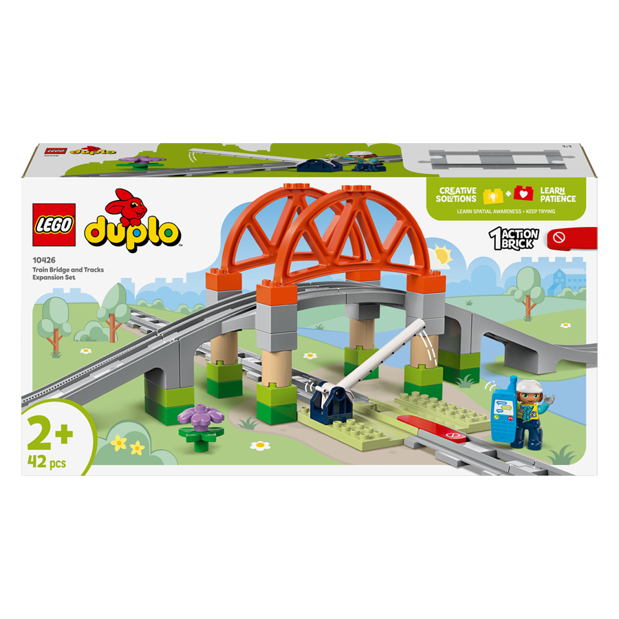 레고 듀플로 기차 브릿지와 철로 확장팩 10426 40,030원