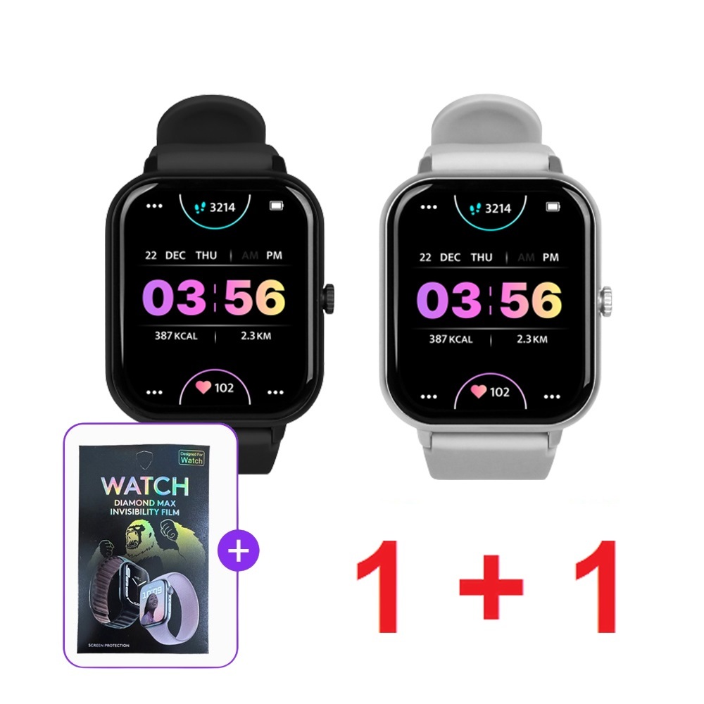 펭카 스마트워치2 PSW2004 블랙 실버 2세트 블루투스 웨어러블 초등학생 커플세트 67,900원