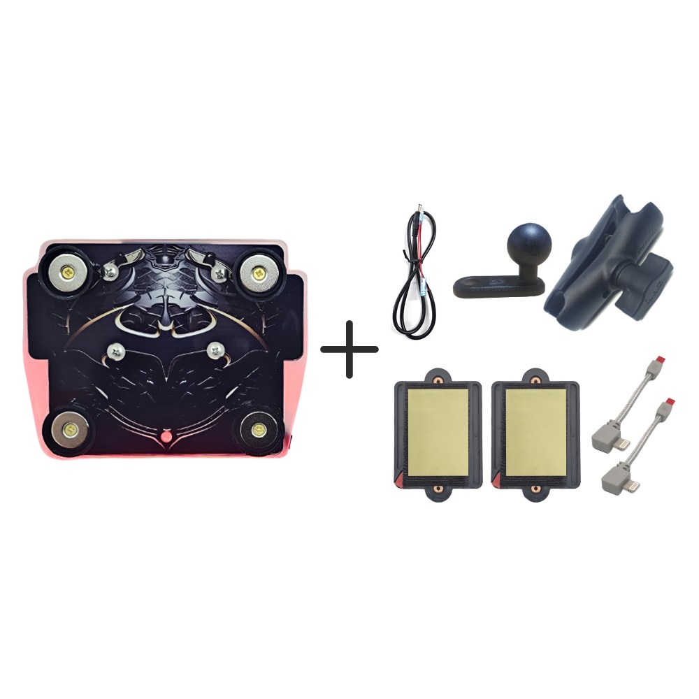 프로라이더스 스피드샵 배달대행 오토바이 자석 충전거치대 2구오픈 배트맨 LED레드 세트 91,000원