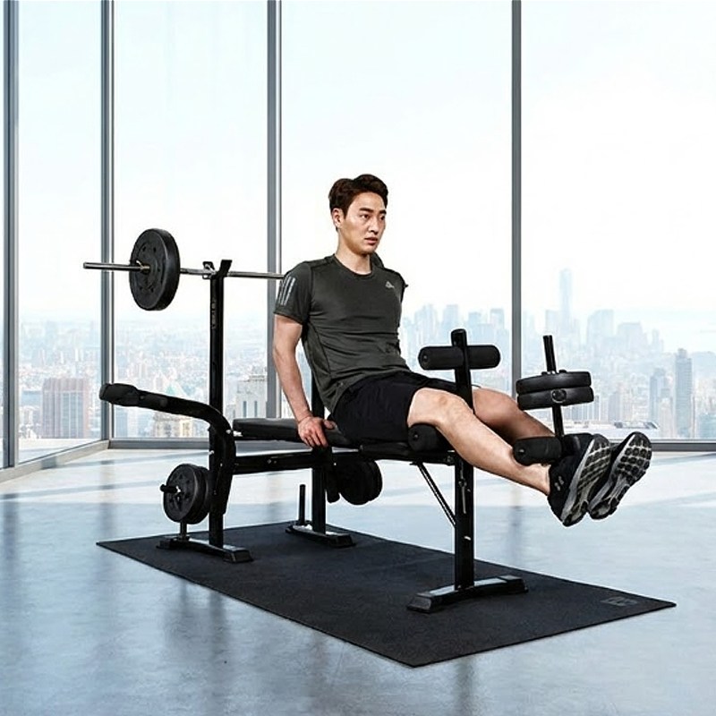 반석스포츠 접이만능벤치 PVC바벨 세트 20~70kg 선택 역기봉포함 각도조절벤치 레그익스텐션 225,000원