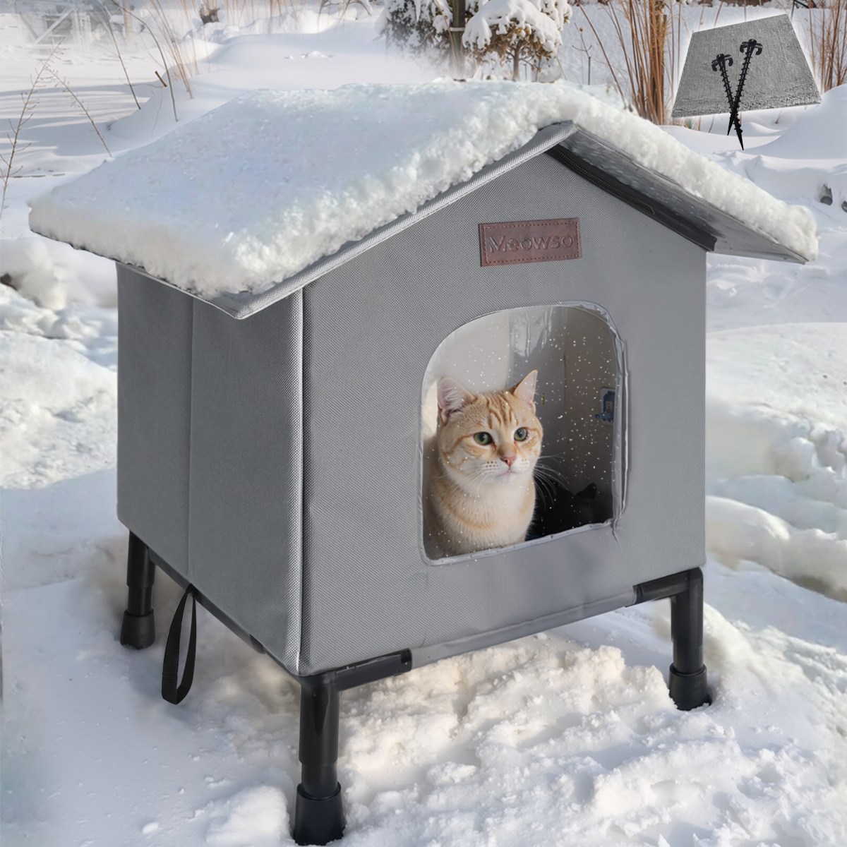 비와 눈 방지 야외 길고양이 겨울집 숨숨집 바닥 뜬 9,790원