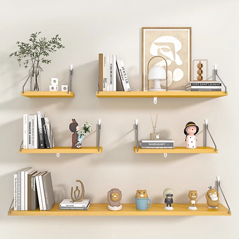 Aram 무타공선반 인테리어 못없이 벽선반 원목 벽걸이선반 다용도 수납선반, 오크우드, 1단 21,600원