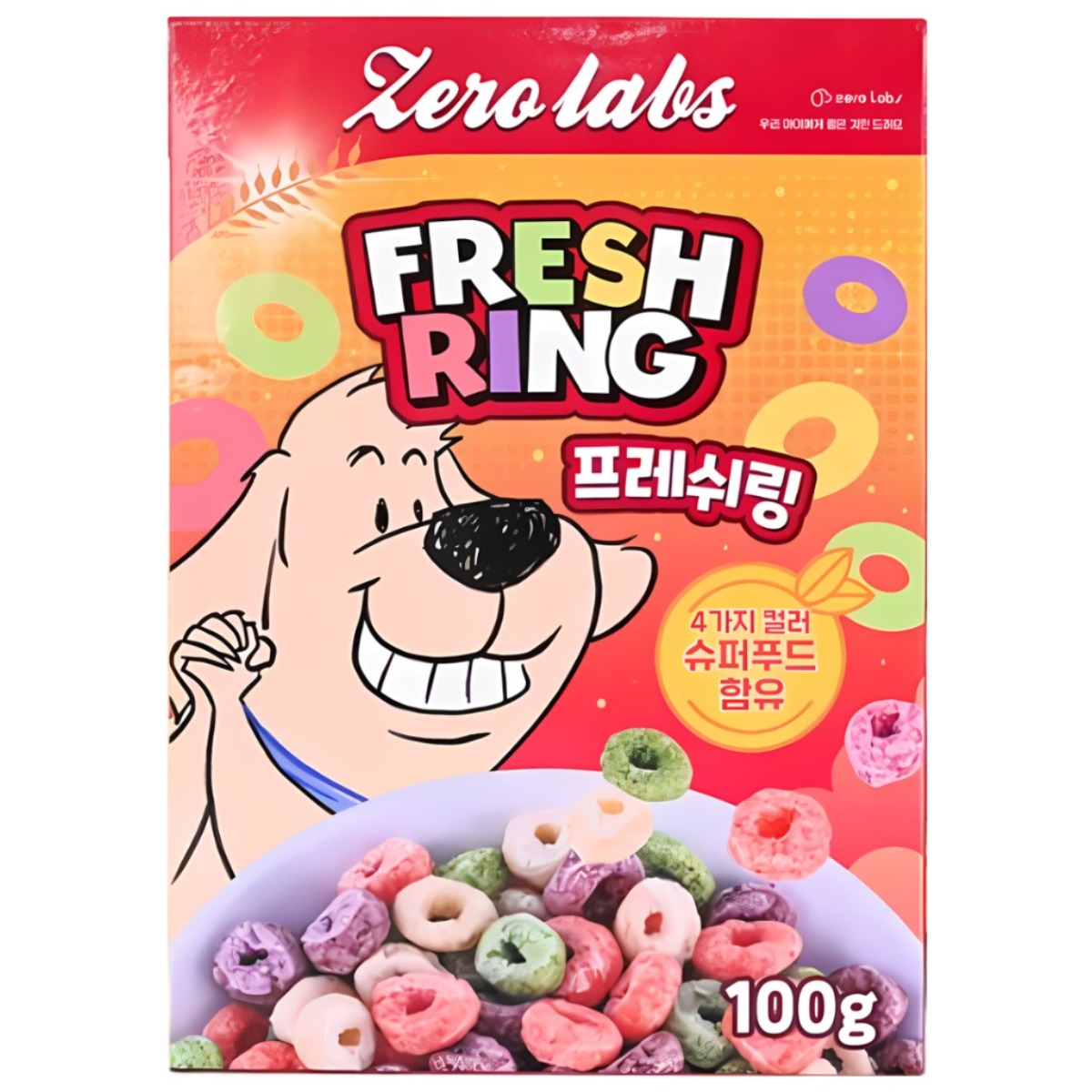 제로랩스 프레쉬링 강아지 시리얼, 블루베리 + 브로콜리 + 단호박 + 연어 혼합맛, 100g, 4개 21,420원