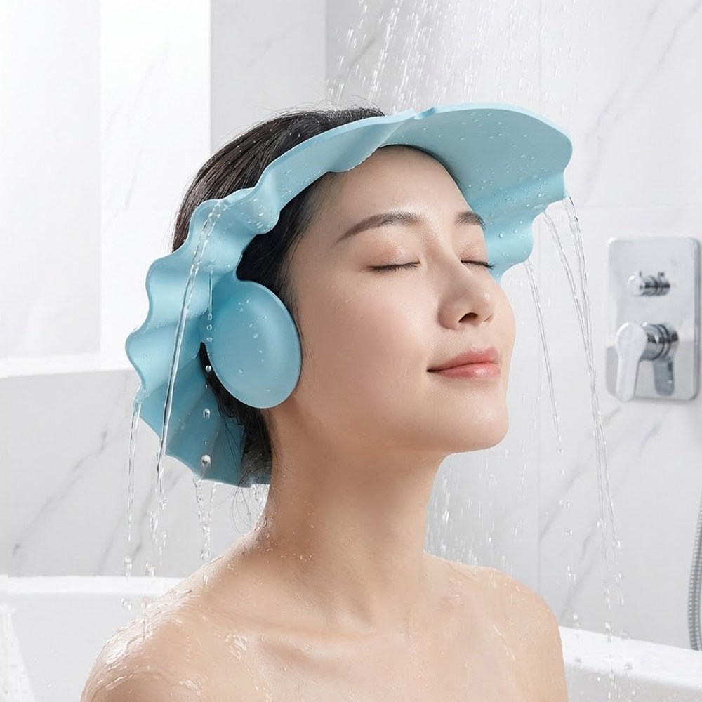 앙플러스 물이 새지 않는 헤어캡 성인 샴푸캡 간편 샤워캡 5,300원