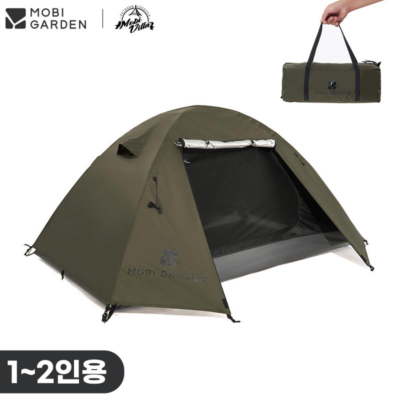 모비가든 2.1kg 경량텐트 백패킹 모토 오토캠핑 싱글텐트 낚시텐트 1인텐트 MOBI GARDEN 119,000원