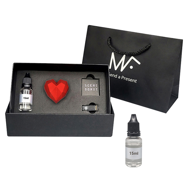 엠퓨처 차량용 하트 방향제 매트레드 + 오일 15ml x 2p 세트 + 쇼핑백, 1세트, 도손 15,150원