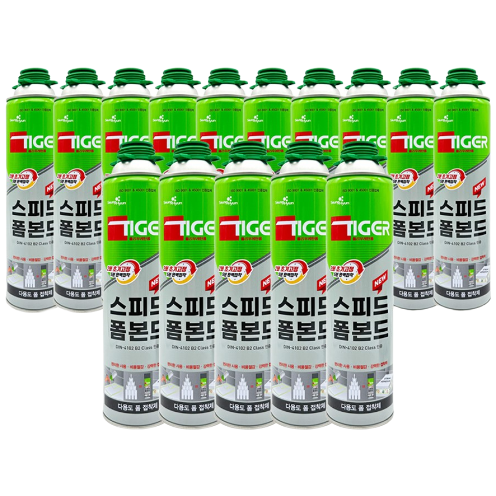 타이거 스피드폼 폼본드 우레탄폼 접착 단열 충진 건용 80,500원