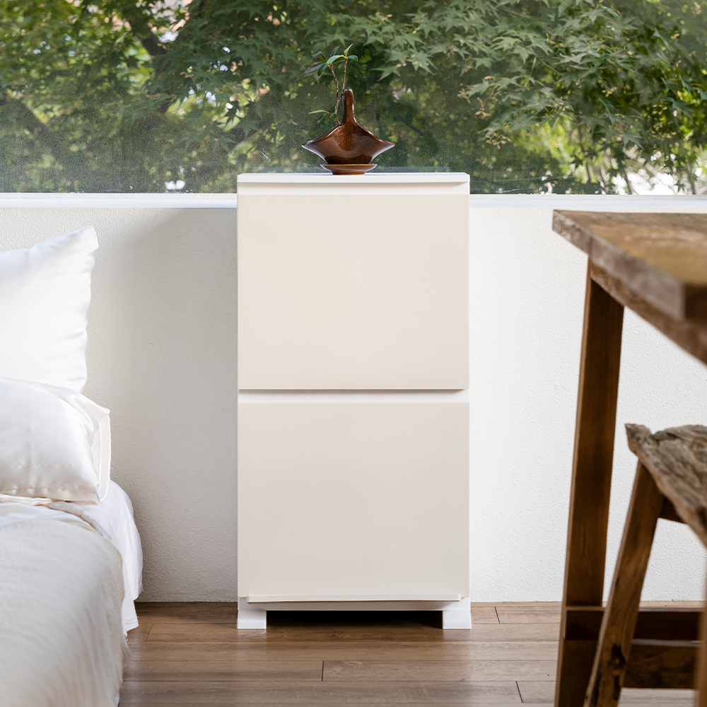 모다리빙 국내제조 틈새수납장 슬림수납장 분리수거함, 베이지, 1개 39,900원