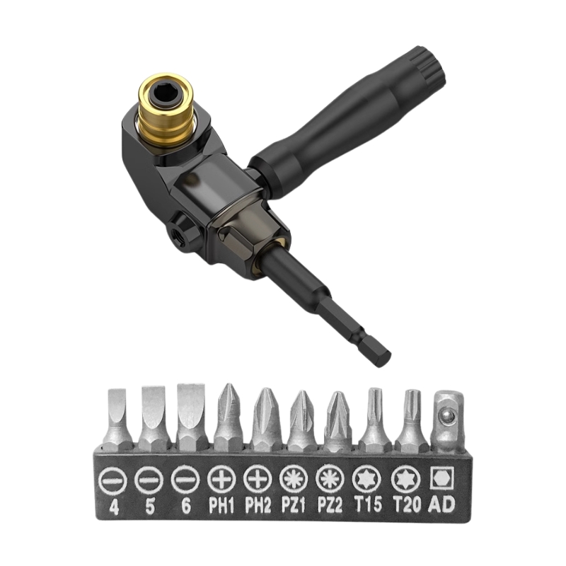 tinduo 코너 드라이버 임팩용 어댑터+드릴 비트 10pc, 1세트 17,800원