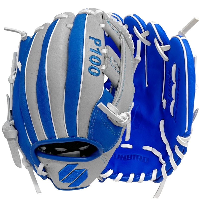 썬버드 P100 블루 올라운드 투수 10.5인치 야구글러브 돈피가죽 가벼운 유소년 글러브, 1개, 블루 58,000원