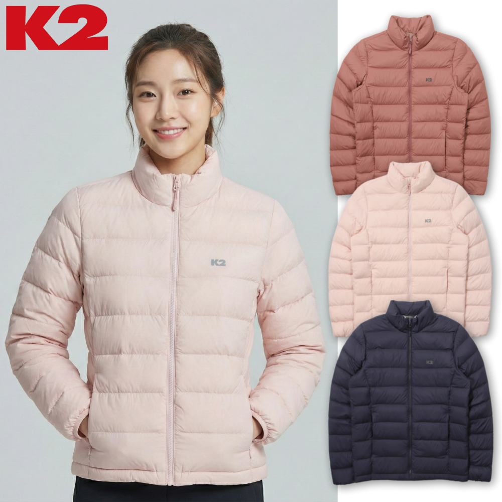 [백화점정품] K2 여성 구스다운 경량패딩 프리미엄 보온자켓 슬림핏 데일리 점퍼 3색 (정상가 265000원) 127,400원