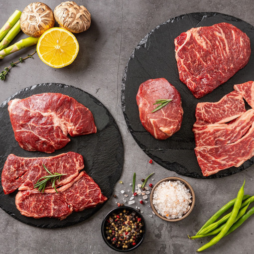 숙성가든 프라임 소고기 스테이크 안심 등심 살치살 부채살 꽃갈비살 솔트에이징 안심스테이크 18,810원
