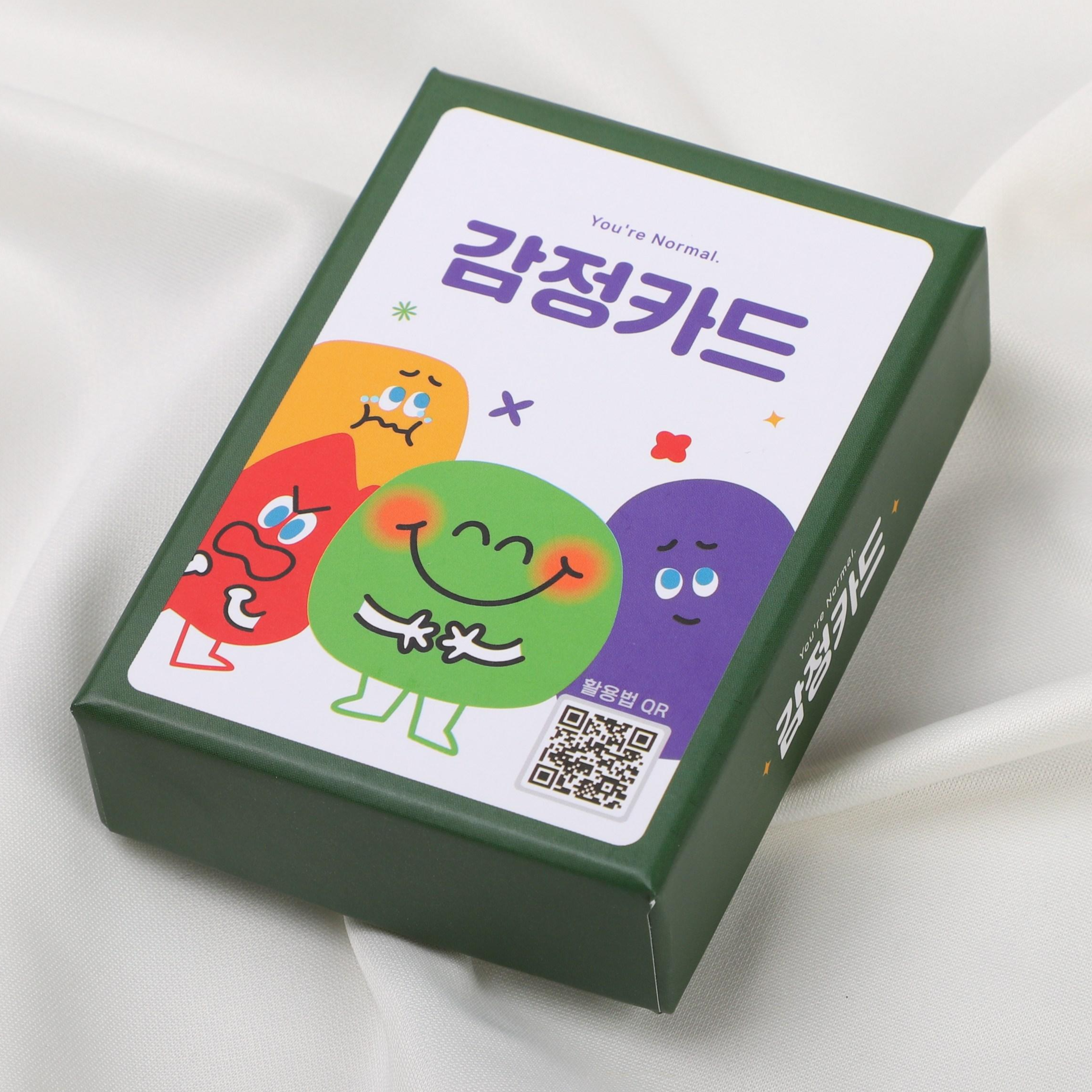 유노랩의 감정카드 기분 상태 금쪽이 어린이 청소년 성인 대화카드 심리 공감 마음카드, 현재가 17,000원