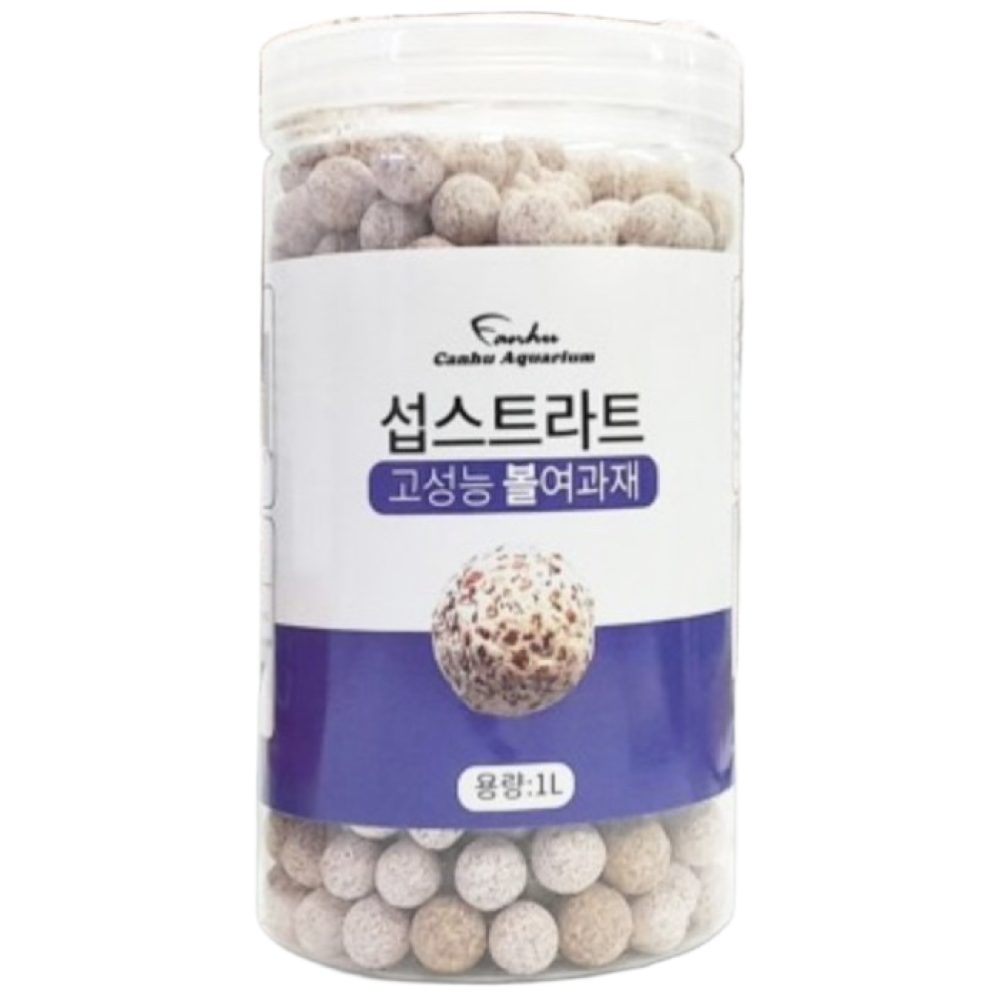 칸후 오색 섭스트라트 볼여과재 1L 외부여과기 여과재 6,000원