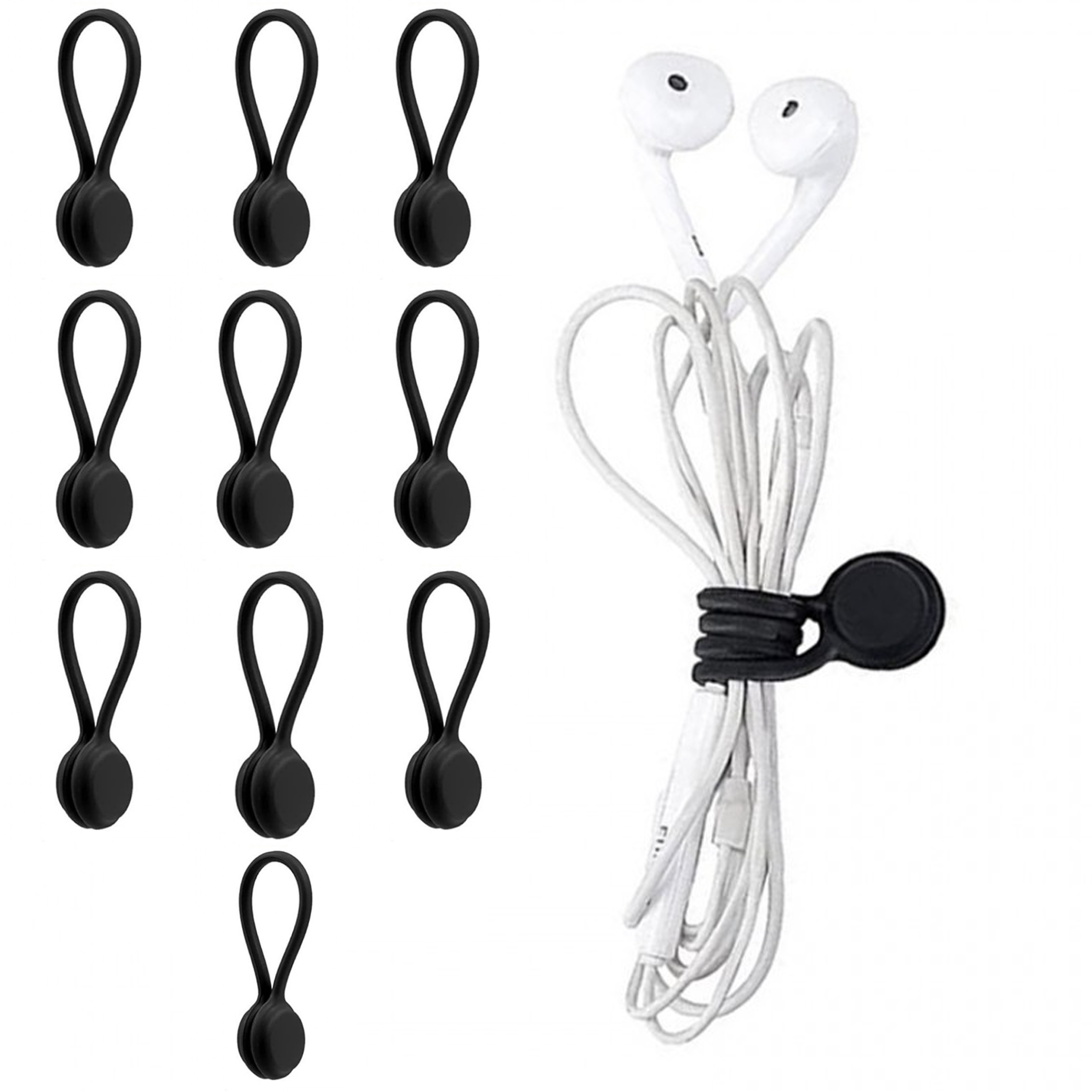 대불가이즈 자석 실리콘 케이블 타이 전선 선 정리 타이 5,100원