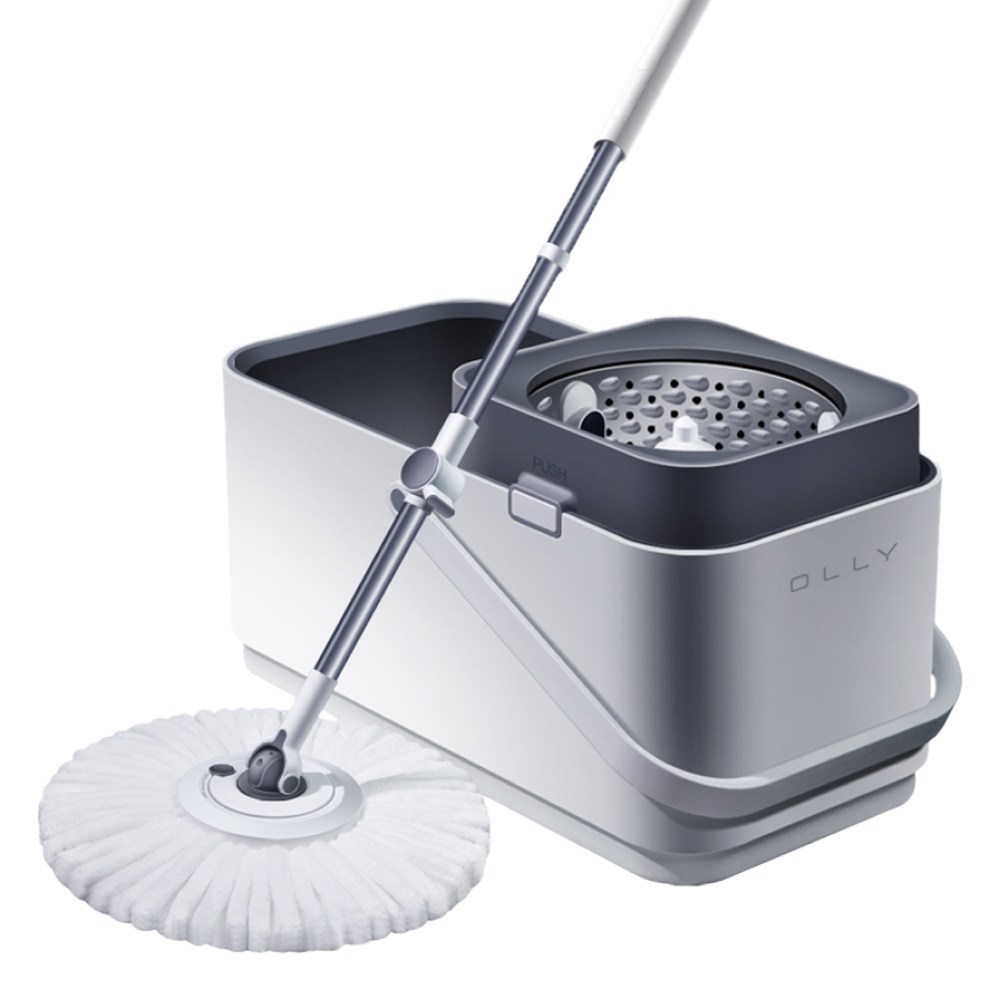 올리 스핀 물걸레 자동탈수 회전 물걸레 사무실 업소용 밀대 OLSM26W, 1개 45,800원