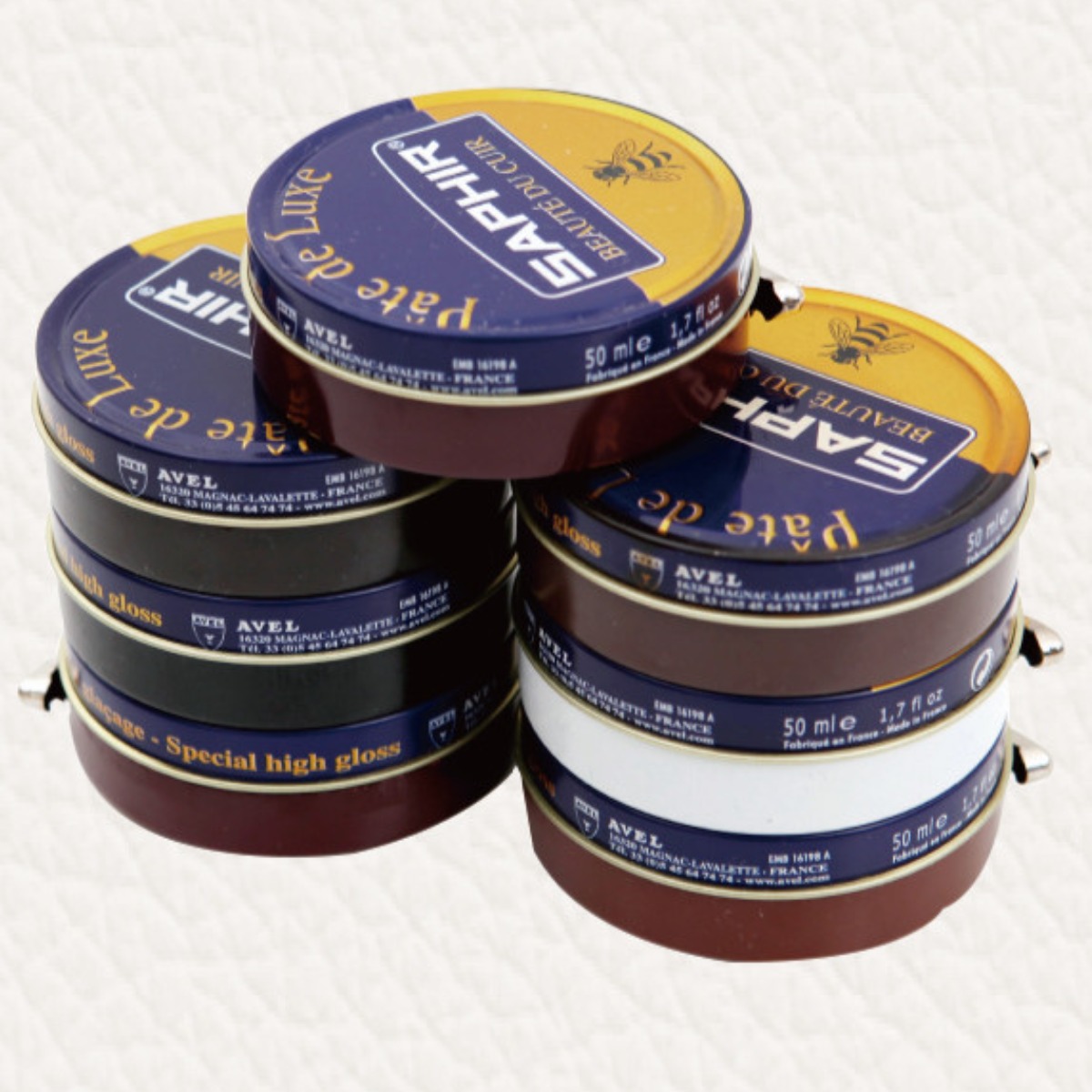 사피르 슈폴리시 비즈왁스 폴리시 구두광택제 구두약 관리 용품 슈케어, 폴리시(03)LIGHT BROWN, 1개 13,000원