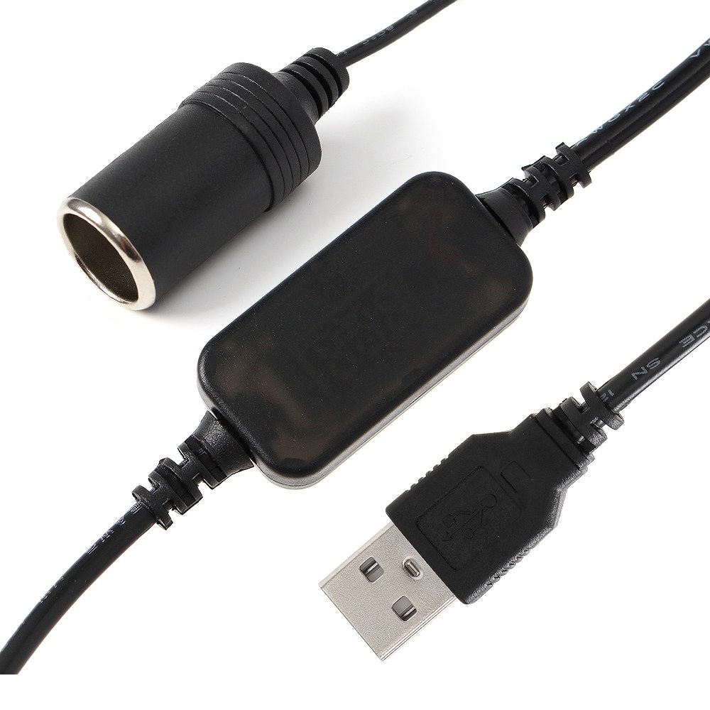 USB전원 시거잭 승압 케이블 5V to 12V 시거잭변환기, 1개 7,020원