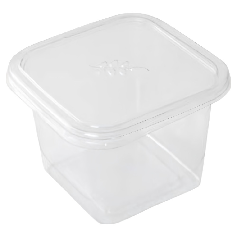 레드캣 높은 사각 티라미스 보틀 케이크 용기 PET 케이스 400ml 8,500원