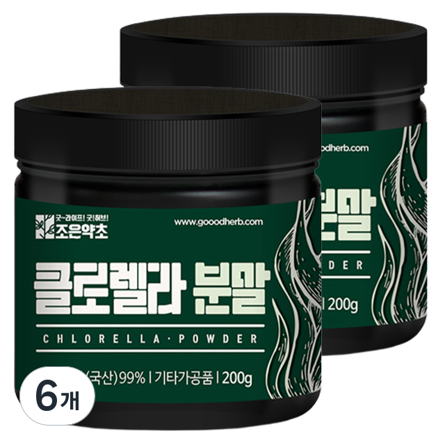 조은약초 클로렐라 분말, 6개, 200g 73,090원