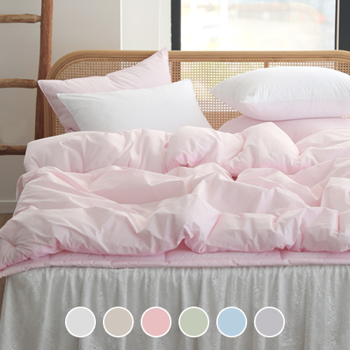 베이직톤 클린코튼 순면 60수 호텔 사계절 옥수수솜 차렵이불 세트 113,870원