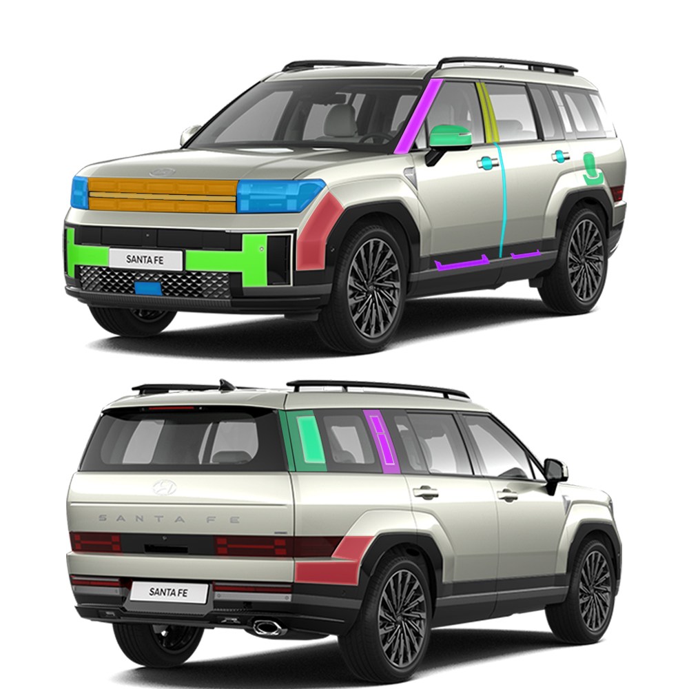 스킨엑스 싼타페 MX5 프레스티지 익스클루시브 PPF 외장필수패키지C 차량보호필름, 1개 298,000원