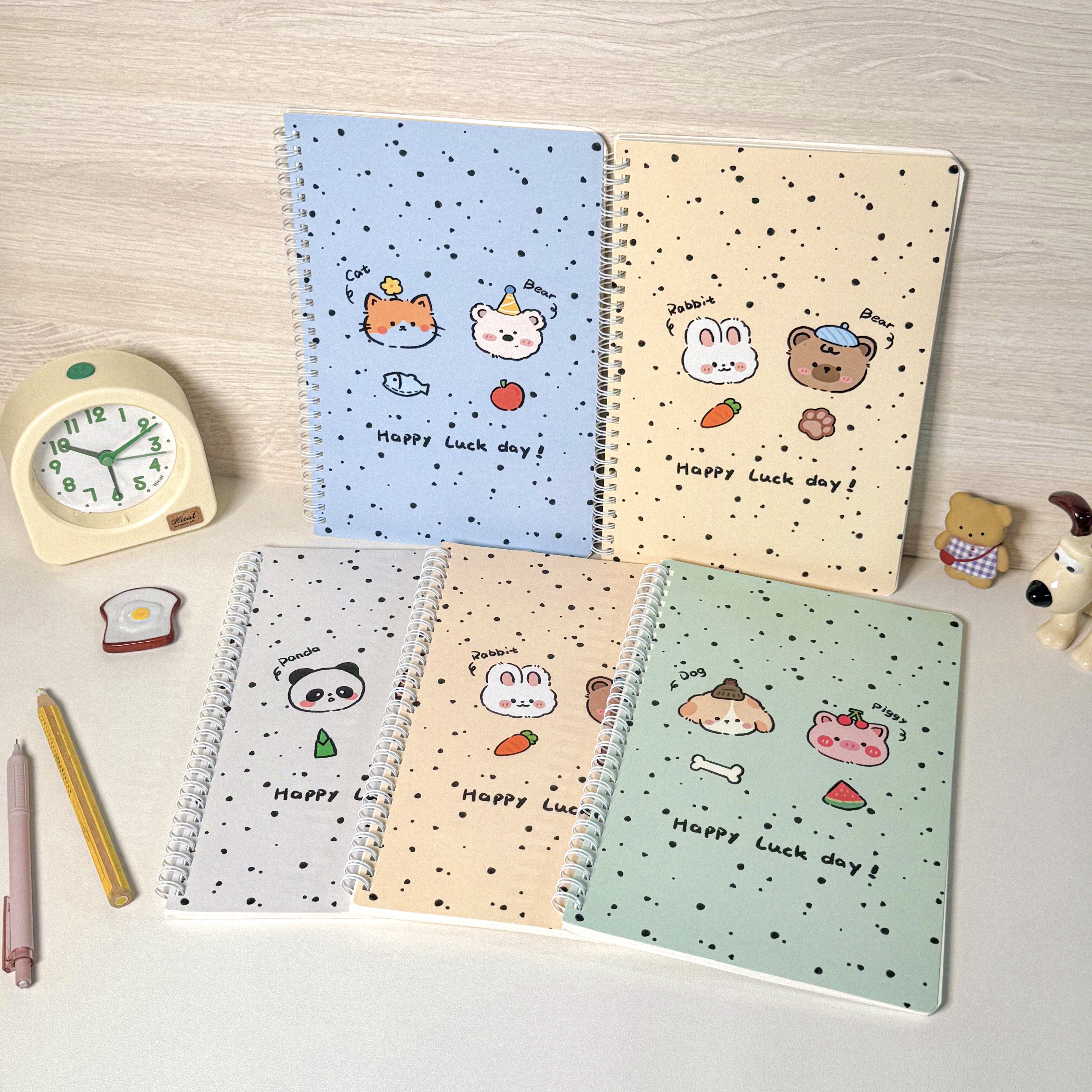 로미픽 일러스트 스프링 노트 60장 B5 세트, 5권(랜덤디자인) 14,600원