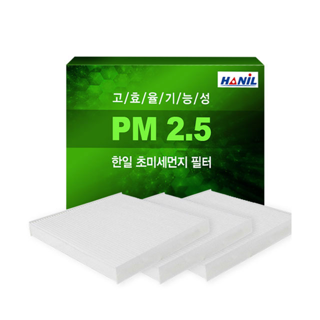 한일 PM2.5 초미세먼지 자동차 에어컨 필터 3p, pb186, 1세트 11,510원