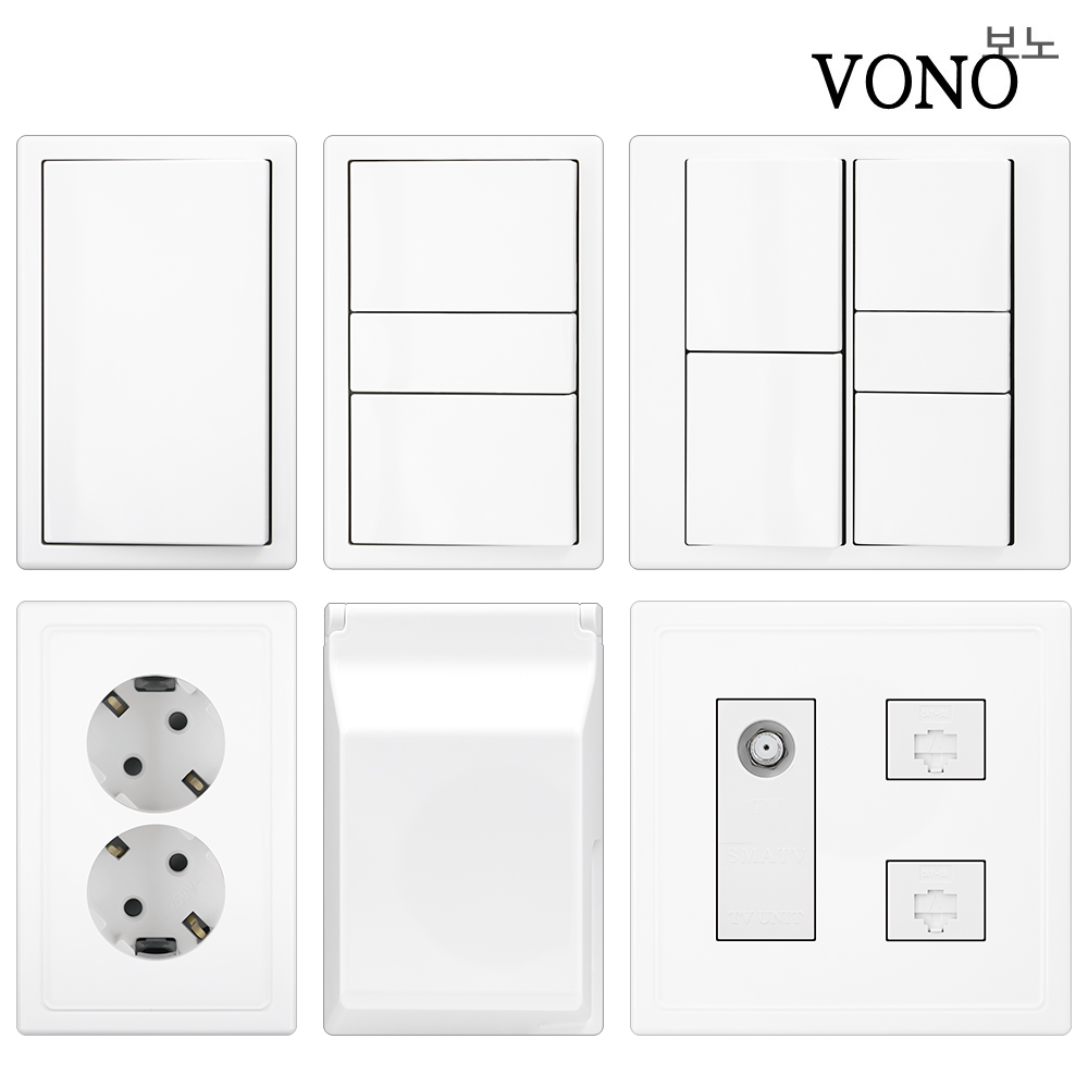 베코 보노스위치 전등 유럽형 융스타일 무로고 스위치 2,200원